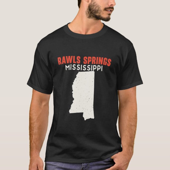 Camiseta Rawls Springs Mississippi Estados Unidos de Améric (Anverso)