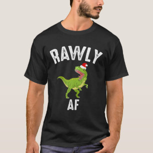 Camiseta Rawly AF Funny Navidades Dinosaur Costume Pajama G