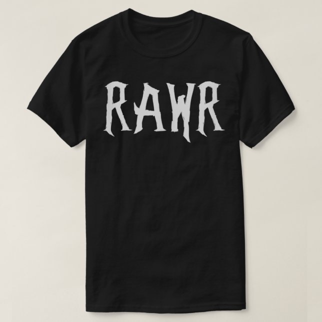 Camiseta Rawr Emo (Diseño del anverso)