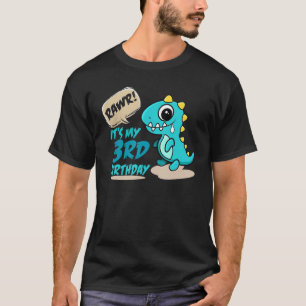 Camiseta Rawr es mi disfraz divertida de dinosaurio de terc