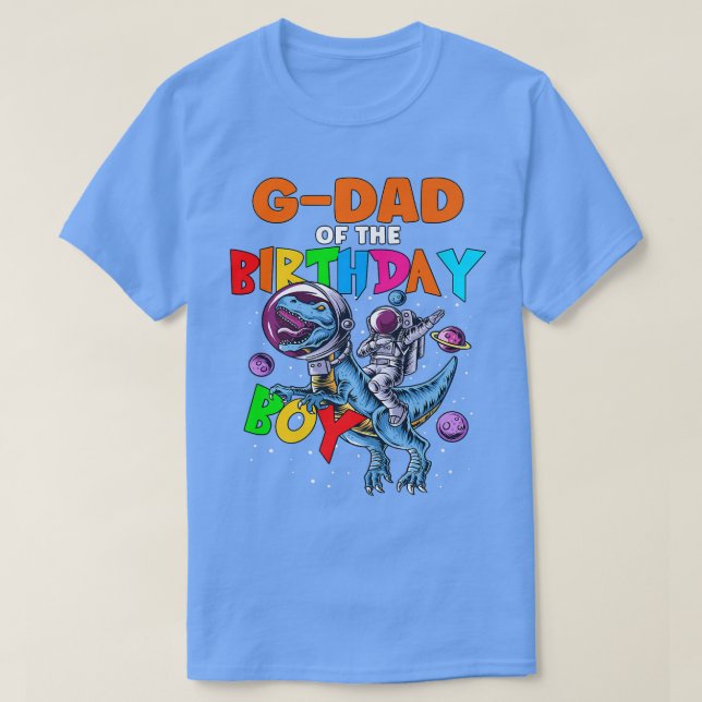 Camiseta Rawr Gdad Del Astronauta Del Nacimiento Din (Diseño del anverso)