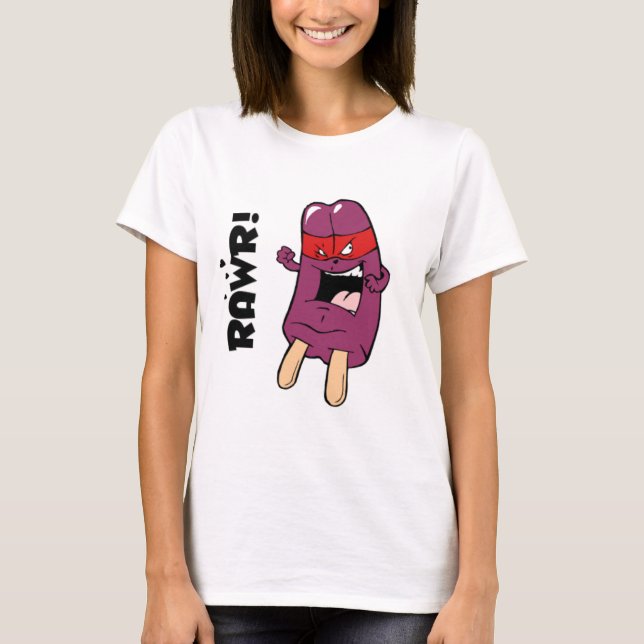 Camiseta ¡RAWR! Helado de Ninja (Anverso)