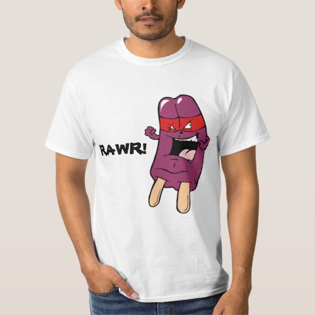 Camiseta ¡RAWR! Helado de Ninja (Anverso)