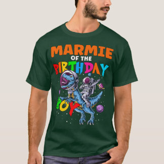 Camiseta Rawr Marmie Del Astronauta De Cumpleaños Riding D