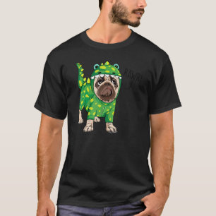 Camiseta Rawr Pug Dog Dinosaur Costume Perro