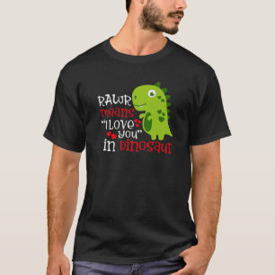 Camiseta Rawr Significa Que Te Amo En Dinosaurio Funny T Re