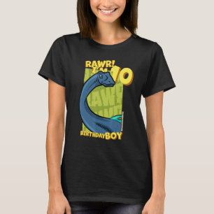 Camiseta Rawr soy 10 Cumpleaños chicos 10 cumpleaños Dino Q