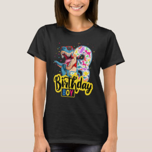 Camiseta Rawr Soy 3 niños pequeños, soy 3 cumpleaños de din