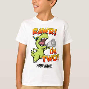 Camiseta Rawr soy dos dinosaurios