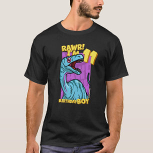 Camiseta Rawr, tengo 11 años, chicos, 11 años, Dino Noasa