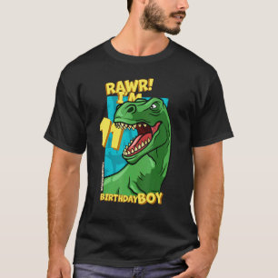 Camiseta Rawr Tengo 11 años niños 11 años Dino Tyra