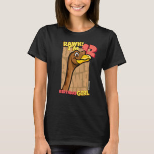 Camiseta Rawr Tengo 12 Chicas de cumpleaños 12th Birthday D