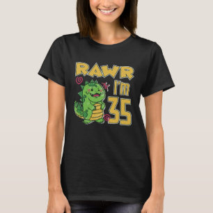 Camiseta Rawr, tengo 35 años
