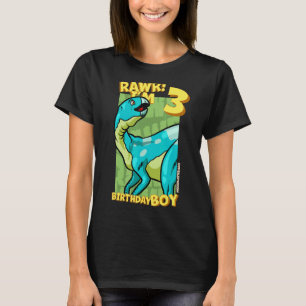 Camiseta Rawr Tengo 3 Años Niños 3 Cumpleaños Dino Hypsil