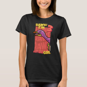 Camiseta Rawr Tengo 3 Chicas de cumpleaños 3 Dino Urbaco