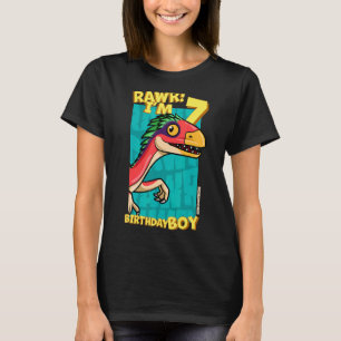 Camiseta Rawr Tengo 7 Años Niños 7 Cumpleaños Dino Deinon