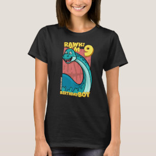 Camiseta Rawr Tengo 9 Años Novenos Dino Brontos