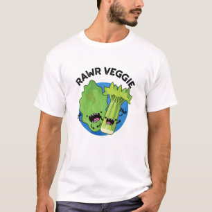 Camiseta Rawr Veggie Funny Food Pun