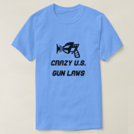 Camiseta Ray gun y la loca ley de armas estadounidenses