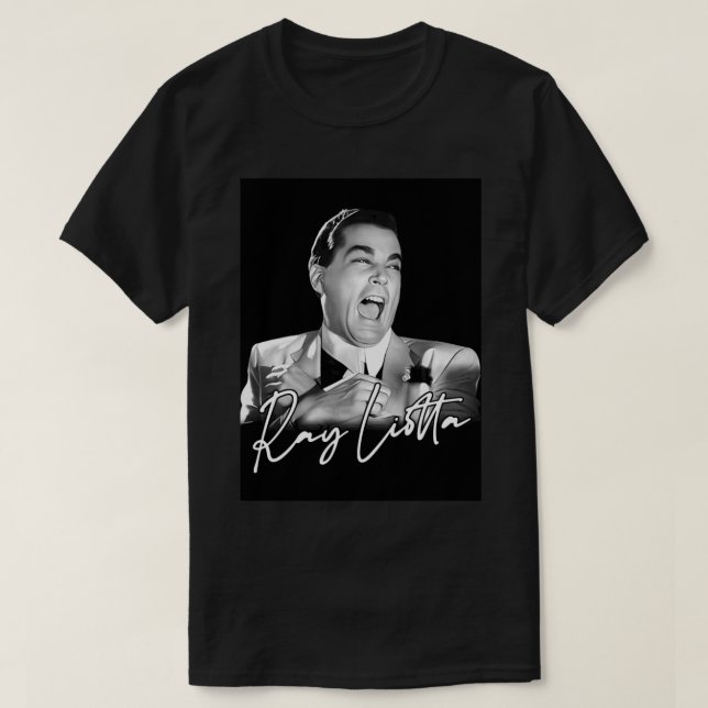 Camiseta Ray Liotta Retro Diseño de arte para fans (Diseño del anverso)
