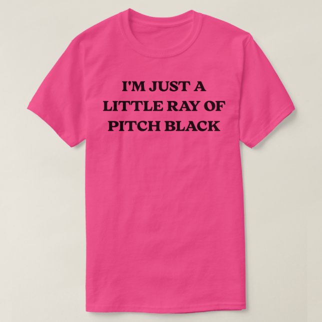 Camiseta Ray of Pitch Black (Diseño del anverso)