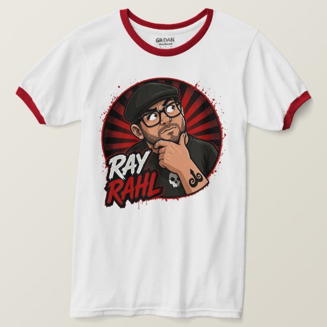 Camiseta Ray Rahl Ringer (Anverso del diseño)