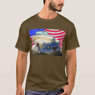 Camiseta Raya 1948 de Pontiac y bandera de plata de Estados