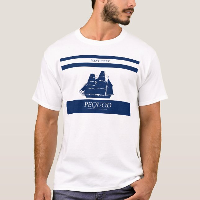 Camiseta raya azul del pequod (Anverso)