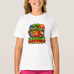 Camiseta raya caliente de finas de rata