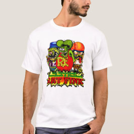 Camiseta raya caliente de finas de rata