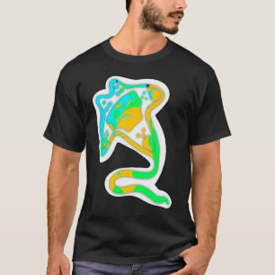 Camiseta Raya de colores brillantes acuáticos