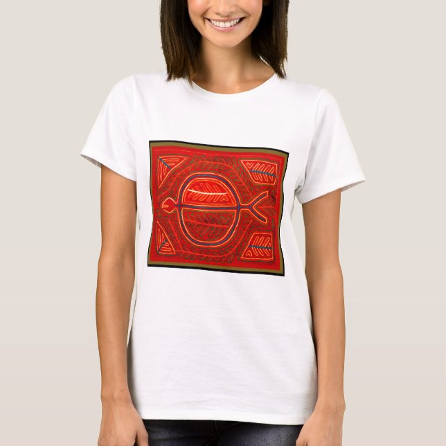 Camiseta Raya Mola de Kuna (Anverso)