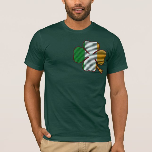 Camiseta rayada del trébol (Anverso)