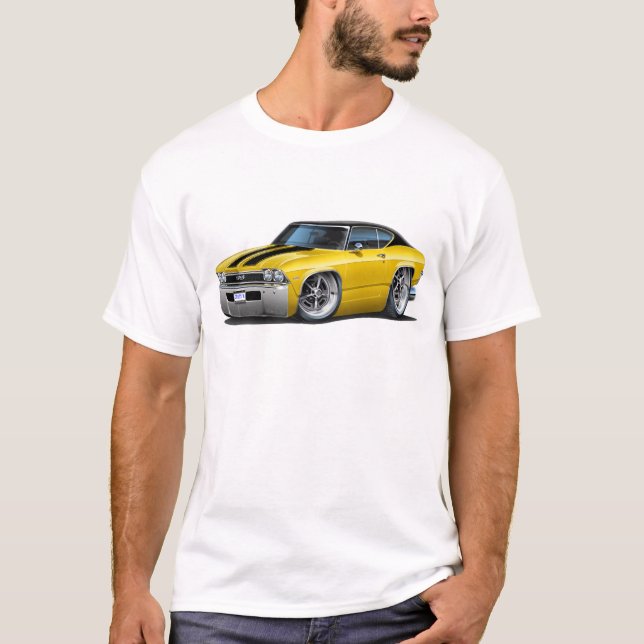 Camiseta Rayas Amarillo-Negras 1968 de Chevelle (Anverso)