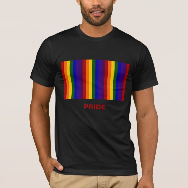 Camiseta Rayas arcoiris (Anverso)