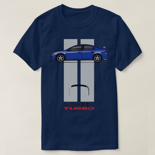 Camiseta Rayas Azul (Diseño del anverso)