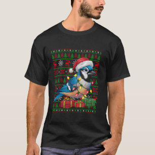 Camiseta Rayas de Navidad de Jay Brids Británicas Ugly Sant