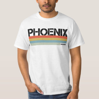 Camiseta Rayas de Phoenix City Vintage Retro 80