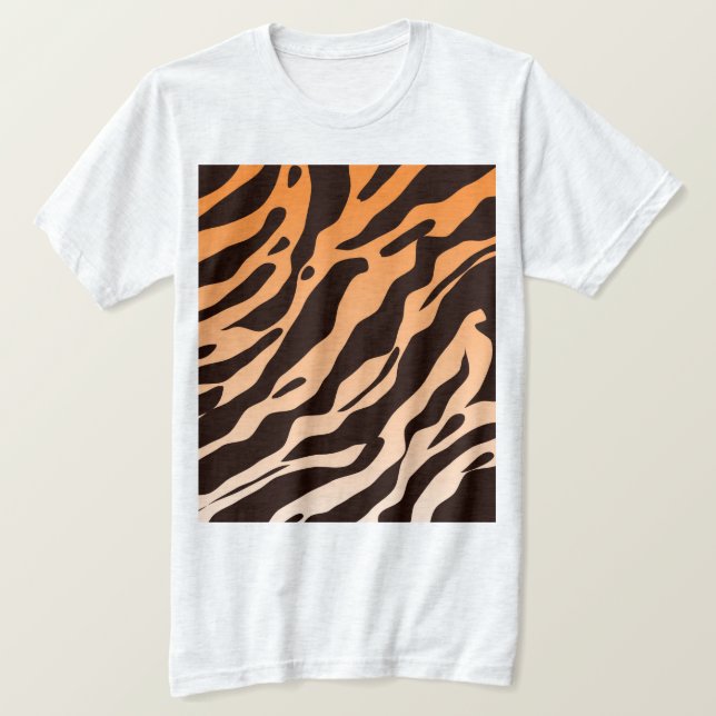 Camiseta Rayas de tigre (Anverso del diseño)