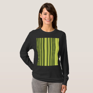Camiseta Rayas de Verde Oliva y Amarillo Lima