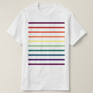 Camiseta rayas del arco iris