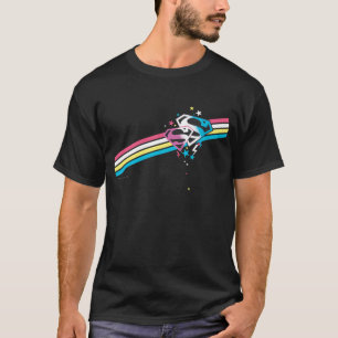 Camiseta Rayas del arco iris de Supergirl
