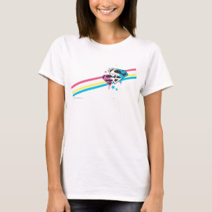 Camiseta Rayas del arco iris de Supergirl