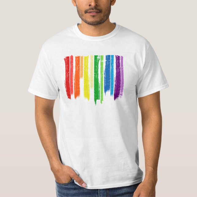 CAMISETA RAYAS DEL ARCO IRIS - .PNG (Anverso)