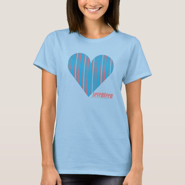 Camiseta Rayas delgadas Aqua 3 (Anverso)