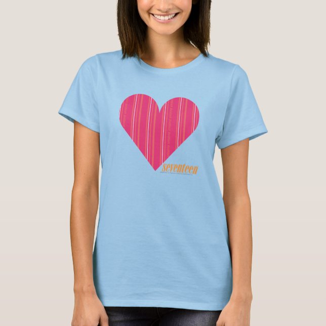Camiseta Rayas delgadas Magenta 4 (Anverso)