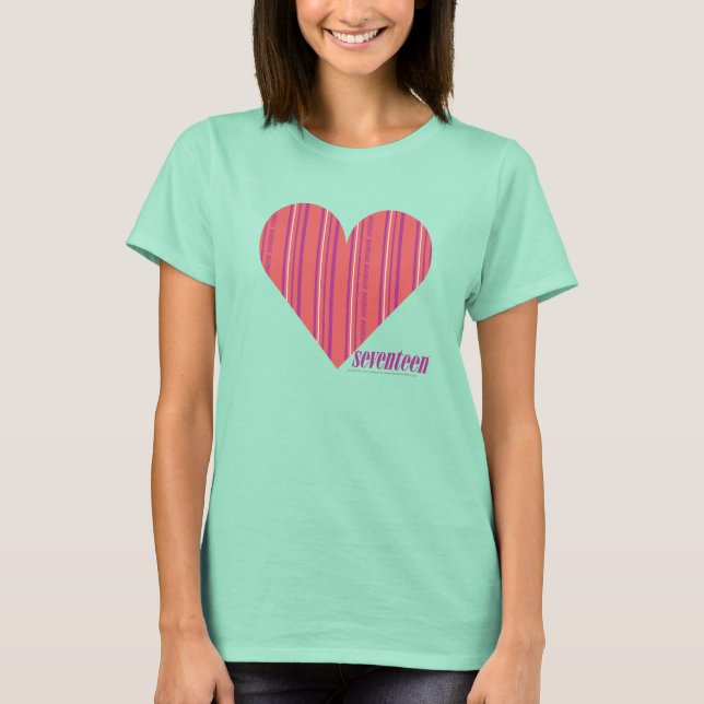 Camiseta Rayas delgadas rosadas 3 (Anverso)