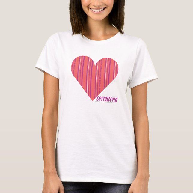 Camiseta Rayas delgadas rosadas 3 (Anverso)