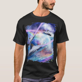 Camiseta Rayas láser Ojo Tiburón En Tiburones De Galaxia Es