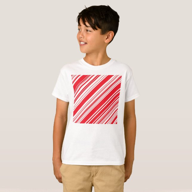 Camiseta rayas rojas y blancas